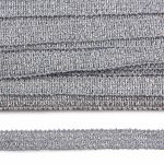 Тесьма 10мм / 16м (серебро), 1210