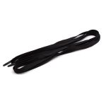 Шнурки плоские с металлическим наконечником 10.0 мм / 130 см, 1 пара (2 шт), черный, 6220-0134