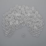 Пуговицы 2 прокола 14L, 9 мм, (Clear (прозрачный)), NE74, 144 шт