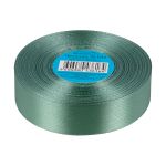 Лента атласная 1-сторонняя 25.0 мм / 33±2 метра, №032 хаки, в термоплёнке, Gamma