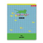 Тетрадь ученическая общая, матовая ламинация + выборочный УФ лак, A5+ 48 л. на скобе, белизна 100%, 10 шт, клетка, 000326 Суперкот, Светоч 48ТСК5_24_3_1