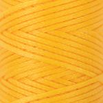 Нитки для кожи вощёные, плоские 0.8 мм, 25 м, 1 катушка, 009 жёлтый, LC-001 Промысел