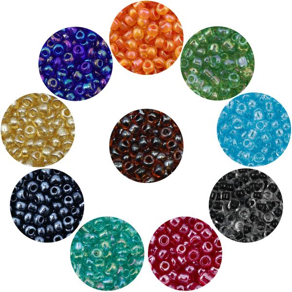 Набор бисера 11/0 ассорти №17 в тубе, 10 цветов, Astra&Craft