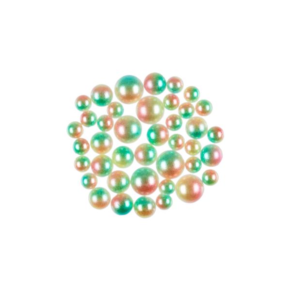 Полубусины декоративные 5х7 г, 10 сине-коричневый, Mr.Painter PRL-08