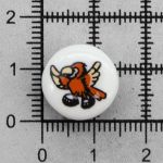 Пуговицы детские Птичка (QN113-W1) (красный), 36 шт, Magic Buttons