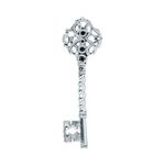 Подвеска для бижутерии ключ 2x6.8 см, 3 шт, никель, Zlatka MFP-12