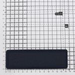 Термоаппликация прямоугольная, джинс, 145х45 мм (т.синий (blue4)), LA497, 2 шт