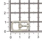 Пряжка 8 мм никель мет, 20 шт