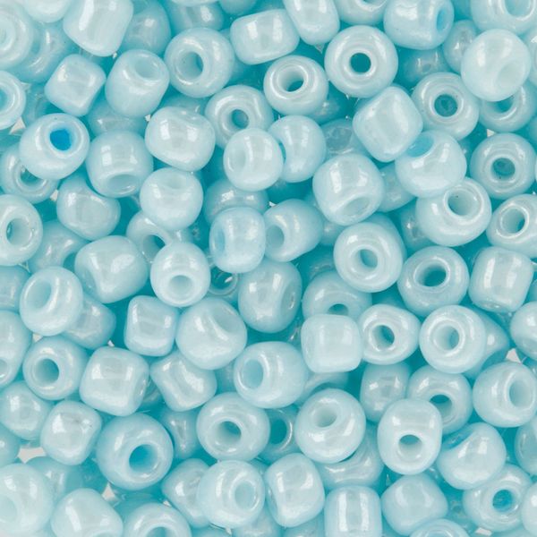 Бисер Zlatka 8/0 (2.9 мм), 100 г (10х10 г), №0967 св.голубой, GR