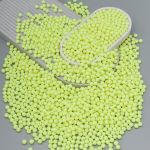 Бусины пластик ⌀8 мм, 500 г, матовые, круглые, жёлтый, 1AL139-2 , Astra&Craft