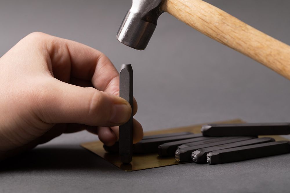 Набор штампов для чеканки по металлу Промысел MT-008 4 мм, цифры