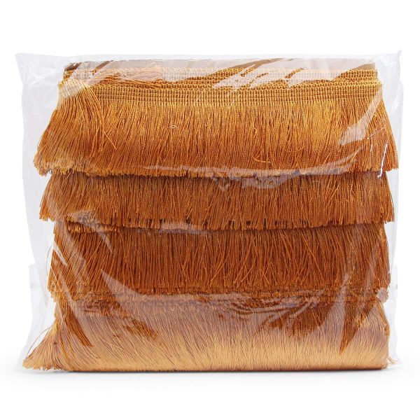 Бахрома отделочная 63.0 мм / 25 метров, 848 золотистый