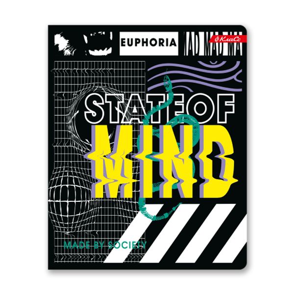 Тетрадь ученическая общая, выборочный лак A5+ 96 л. на скобе 65 г/м², белизна 100%, 5 шт, линия в термоусадочной пленке, 000343 Драйв, Светоч 96ТСК5_4_3_2