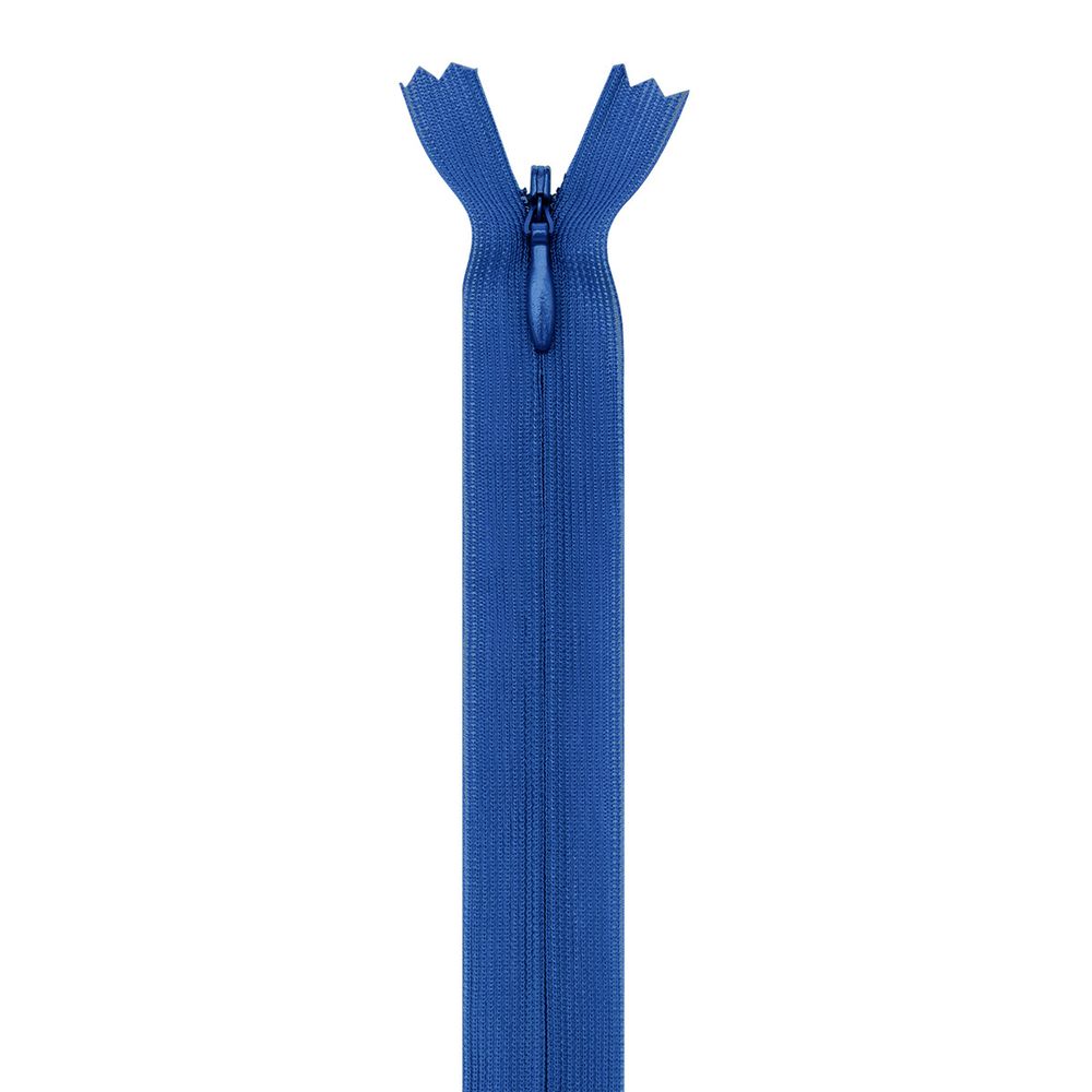 Молния потайная (скрытая) Т3 (3 мм) 1 зам., н/раз., 50 см, васил, 31320 / 50, 10 шт