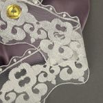 Кружево на сетке широкое арт.TR.2117 100мм цв.белый уп.13,5м, Kruzhevo