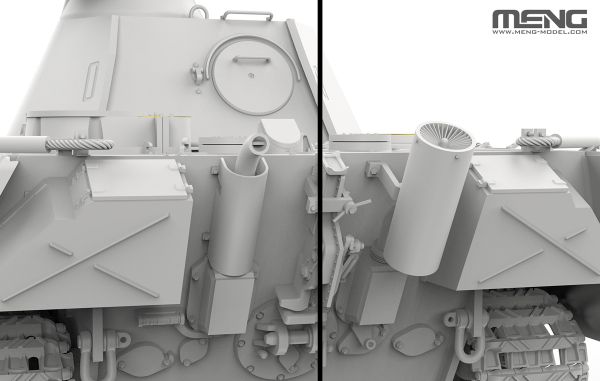 Модель сборная: танк, Sd.Kfz.171 Panther Ausf.G Late w/ FG1250 Active Infrared Night Vision System 1/35, Meng TS-054