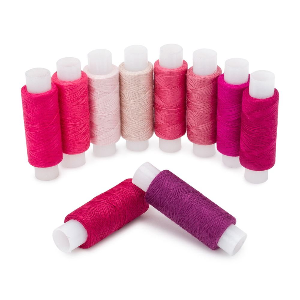 Набор швейных ниток 50/2, 200м, ассорти №144, 10 шт, Astra&amp;Craft