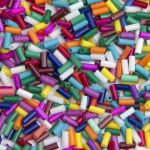 Стеклярус Astra&Craft 5 мм, 150 г (10х15 г), цв. 51 разноцветный