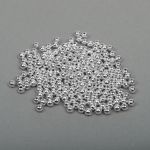 Бусины пластик ⌀6 мм, 500 г, цв.серебро, Magic4Hobby