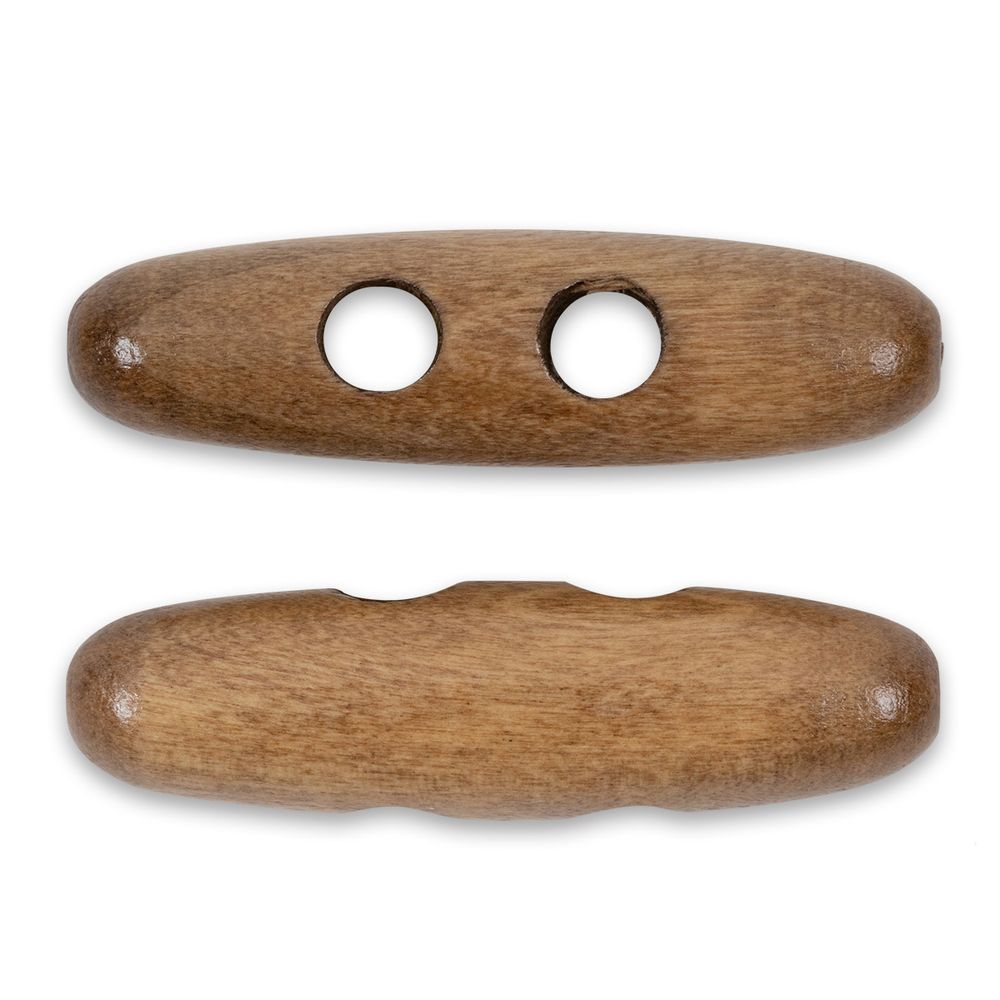 Пуговицы деревянные 50 мм, 24 шт, дерево, №287 т.бежевый, Blitz DRN 0120