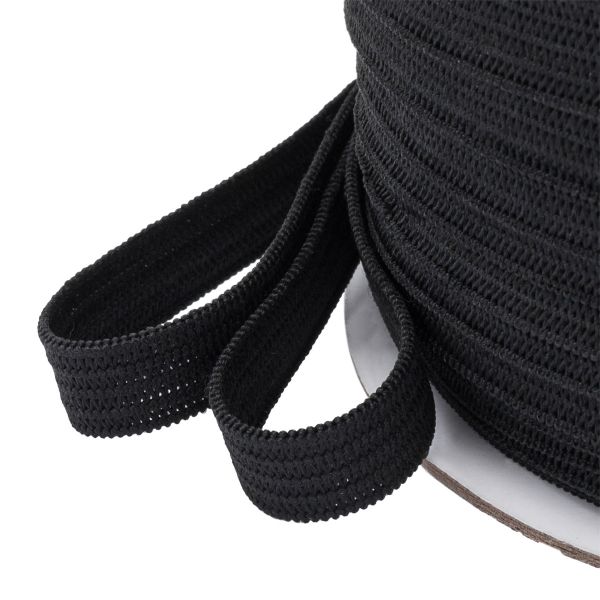 Резинка бельевая (стандартная) 8.0 мм / 40 метров, вязаная, ТВ-08, черный