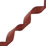 Лента репсовая (в рубчик) 20.0 мм, 074 коричневый, уп.18,28 м