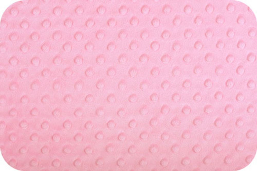 Плюш (ткань) Peppy Cuddle Dimple 455 г/м², 48х48 см, PARIS Pink