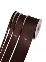 Лента атласная 1-сторонняя 25.0 мм / 22.5±1 метра, 3139 т.коричневый, Magic4Hobby