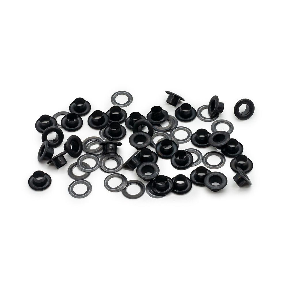 Люверсы металл ⌀_6.0 мм (внутр.), h6.42 мм (внутр.), №4, сталь, New Star, оксид, уп.≈5000 шт