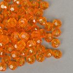 Бусины акрил ⌀10 мм, цв.22 оранжевый, уп.500 г, Magic4Hobby