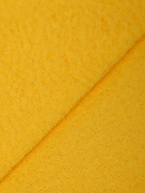 Флис 2-сторонний 190 г/м², 150 см / 10 метров, TBY-0059-001, цв.S001 желтый