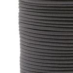 Резинка шляпная (шнур эластичный) ⌀3.0 мм / 100 метров, 0370-0300В, С301-т.серый
