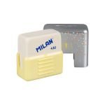 Ластик квадратный защитном пенале 3,4х3,2х1.9 см, 30 шт, Milan CMMS430SL