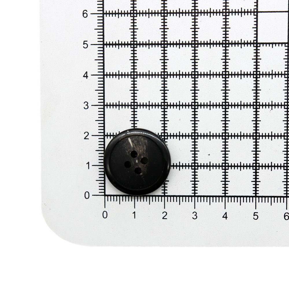 Пуговицы 4 прокола 23мм, (коричневый), 36 шт /TOS/