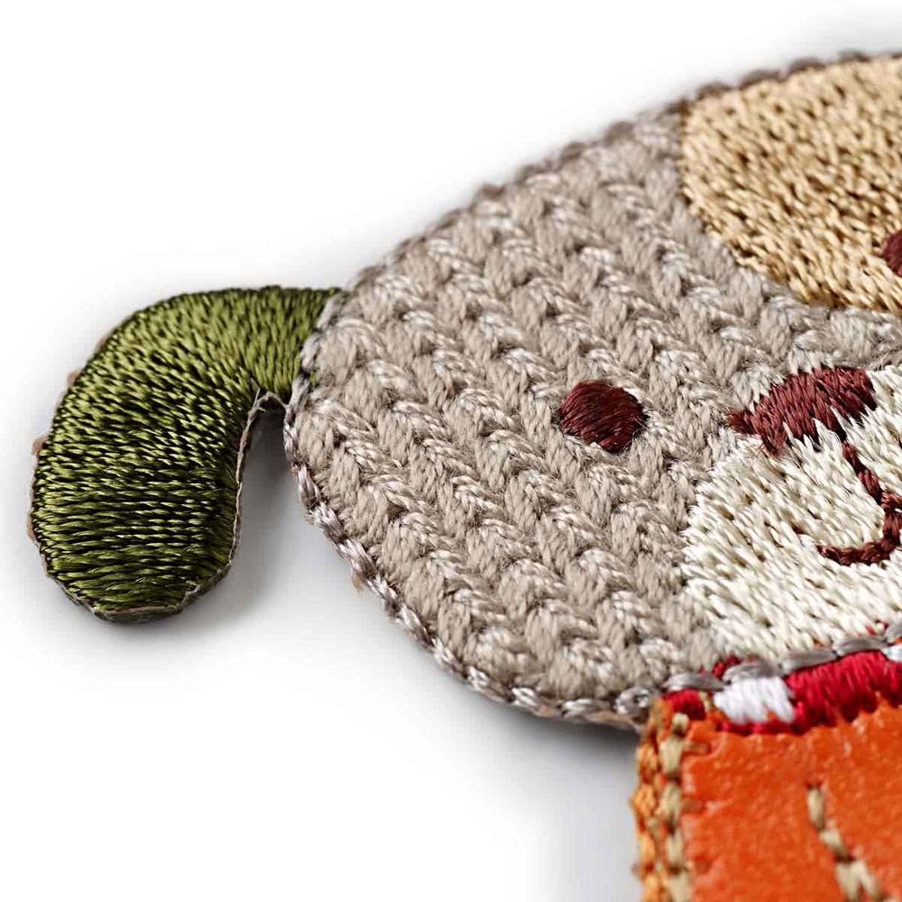 Термоаппликация "Собака", коричневый/оранжевый, Prym