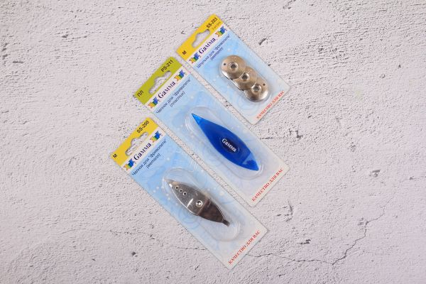 Шпули для фриволите, 3 шт, металлические, Gamma SS-203