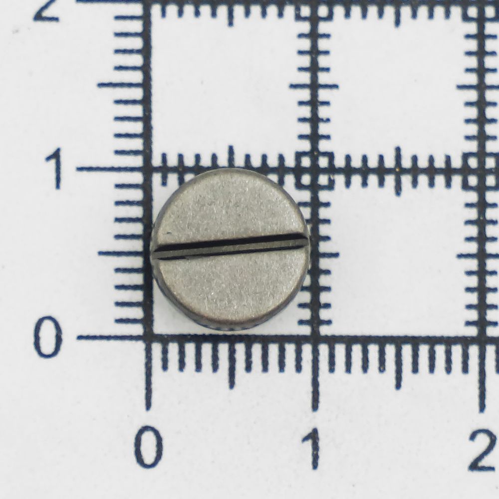 Хольнитены джинсовые ⌀9,5 мм Винт цв.металл (без гвоздя), темное серебро, 69057, 100 шт