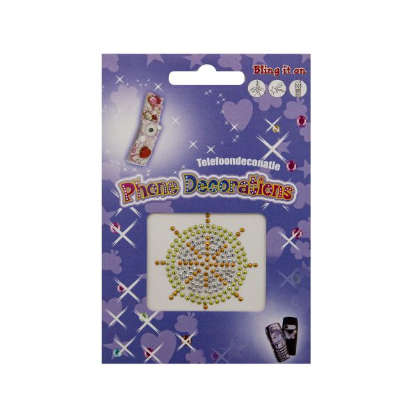 Наклейки декоративные, стразы, 1028/7339