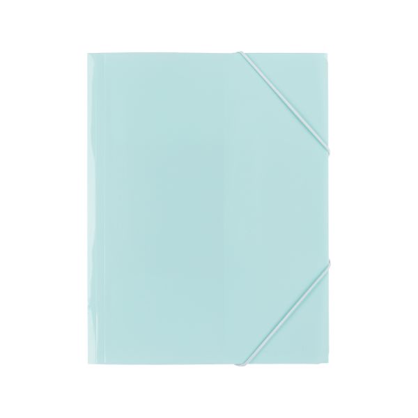 Папка на резинке A4 600 мкм 35 мм, диагональ, 5 шт, бирюзовый EC234419, Expert Complete