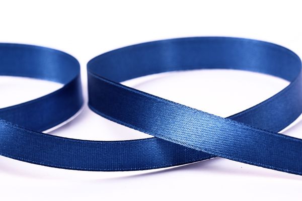 Лента атласная 1-сторонняя 12.0 мм / 33±2 метра, 095 синий, Gamma