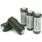 Нитки швейные бытовые Bestex 40/2, 365 м (400 ярд) / 10 кат., 345 темно-оливковый