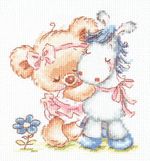 Набор для вышивания нитками Чудесная игла, Я люблю свою лошадку!, 12х13 см