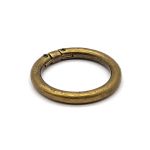 Кольцо разъемное металл на винтах 30 мм (40 мм внешн.), латунь, 4 шт, BIG