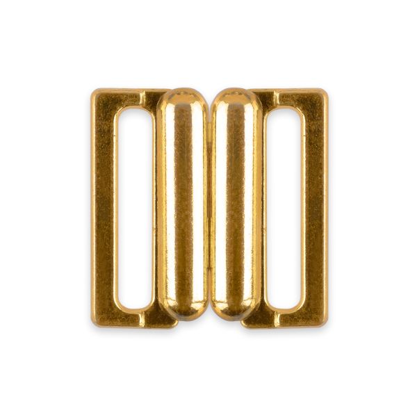Застежки для купальника (бикини) металл 17х17 мм, 5 шт, №30 золото, Blitz BBT042