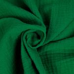 Муслин 125 г/м², 130 см / 2 метра, TBY.Mus.24723.22.2, цв.22 зеленый