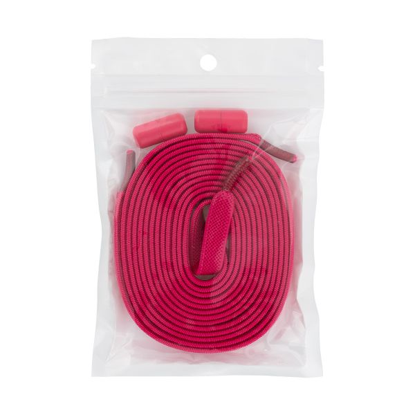 Шнурки эластичные с застежкой №5 Розовый, Gamma GBG-06