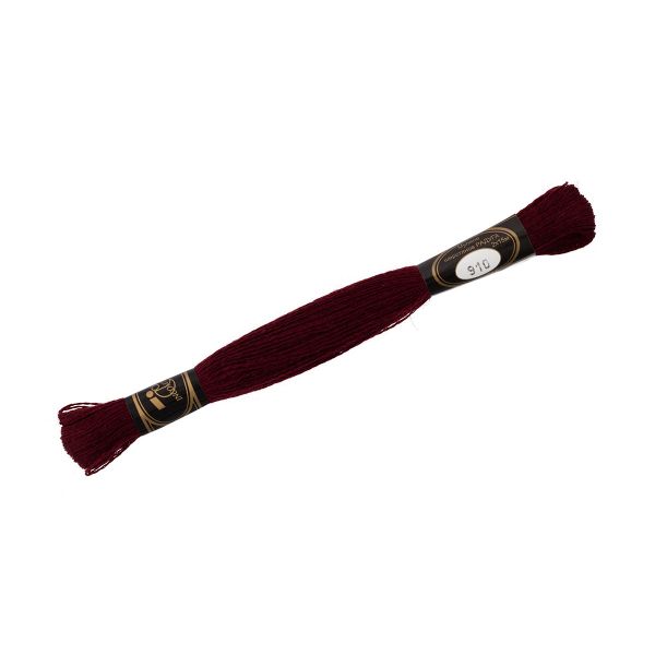 Мулине Радуга, цв.910 бордо, Россия, 8 мотков по 15 метров