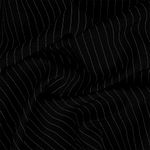 Габардин кач-во Фухуа 180 г/м², 150 см / 3 метра, в полоску, TBY.Gbf.st.24102.1.1.3, цв.01 черный