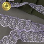 Кружево капроновое 45 мм / 9.14 м, TBS.30010 цв.021 (193) сиреневый, Kruzhevo