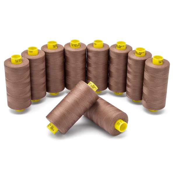 Нитка универсальная Gutermann Mara 120/2, 1000 м, 700207, 454 светло-коричневый, 1 шт